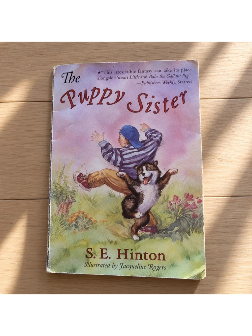 The Puppy Sister S.E. Hinton 1997 Yearling Paperback Dog Children's Book
